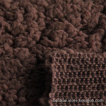 One Side 100% Polyester Sherpa Fleece Fabric